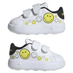 Online Sneakers bambino primi passi bianche con stampa smile Advantage Smiley Bambino Scarpe Con Strappo Bambino|Primi Passi Bambino