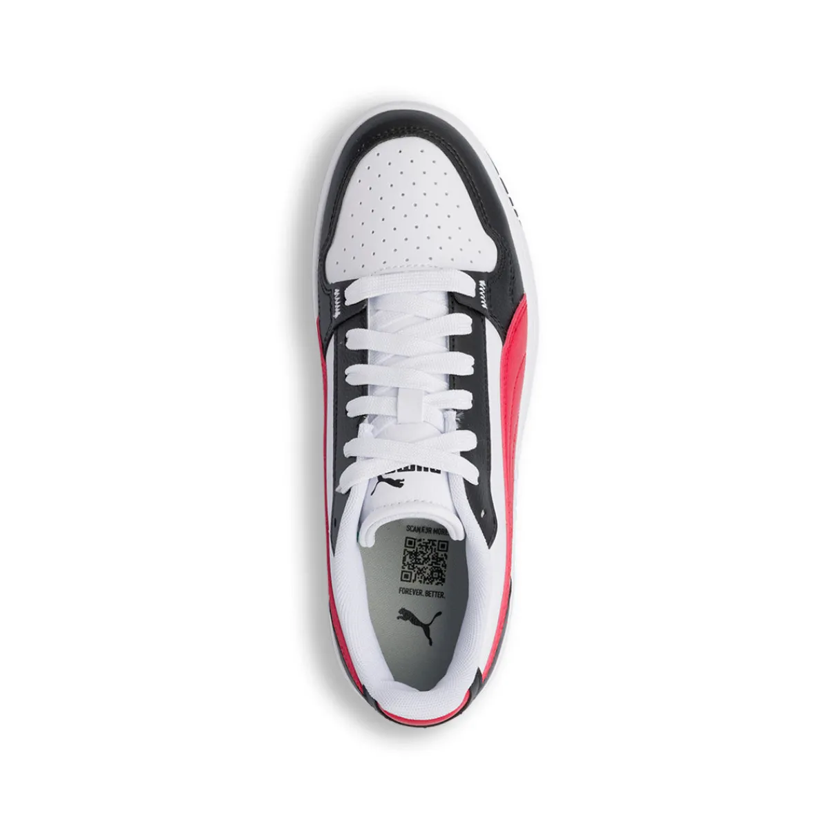 Hot Sneakers basse ragazzo nere e rosse Reb-L Jr Donna/Bambino Sneakers Sportive Bambino|Scarpe Ragazzo