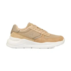 Sale Sneakers beige da Donna con dettagli glitter in memory comfort Daisy Donna Scarpe Per Camminare|Scarpe Comfort