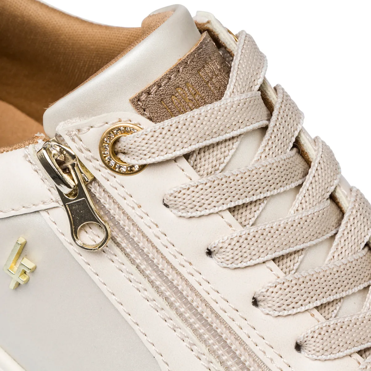 Best Sneakers beige da donna con dettagli bronzo Donna Sneakers Donna