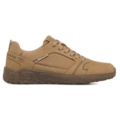 Hot Sneakers beige da Uomo con dettaglio traforato Jeans Uomo Sneakers Uomo
