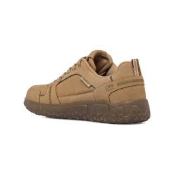 Hot Sneakers beige da Uomo con dettaglio traforato Jeans Uomo Sneakers Uomo