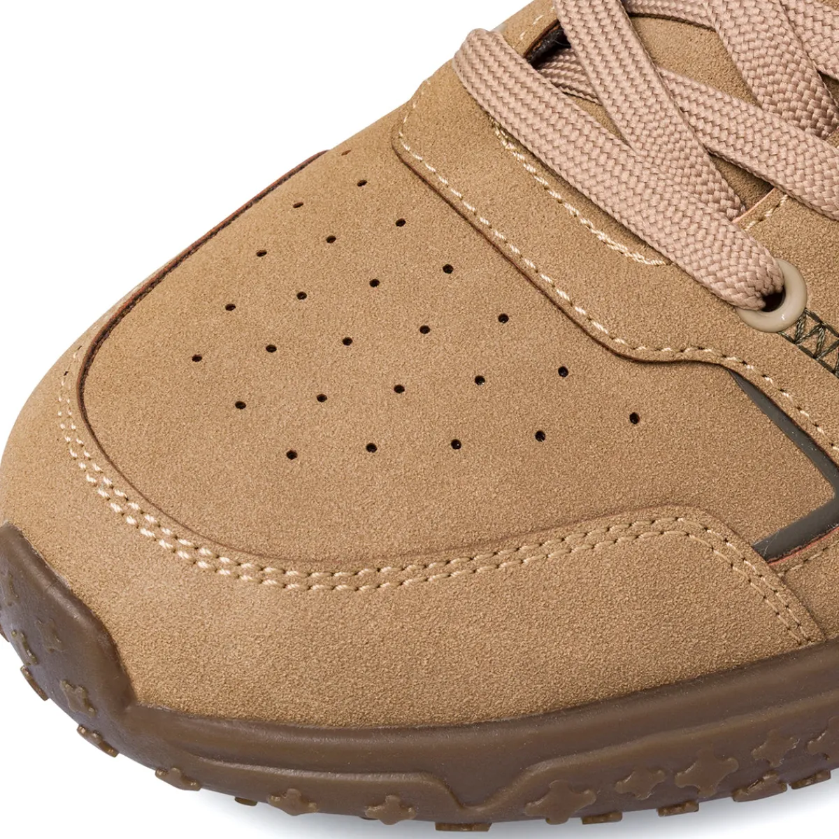 Hot Sneakers beige da Uomo con dettaglio traforato Jeans Uomo Sneakers Uomo