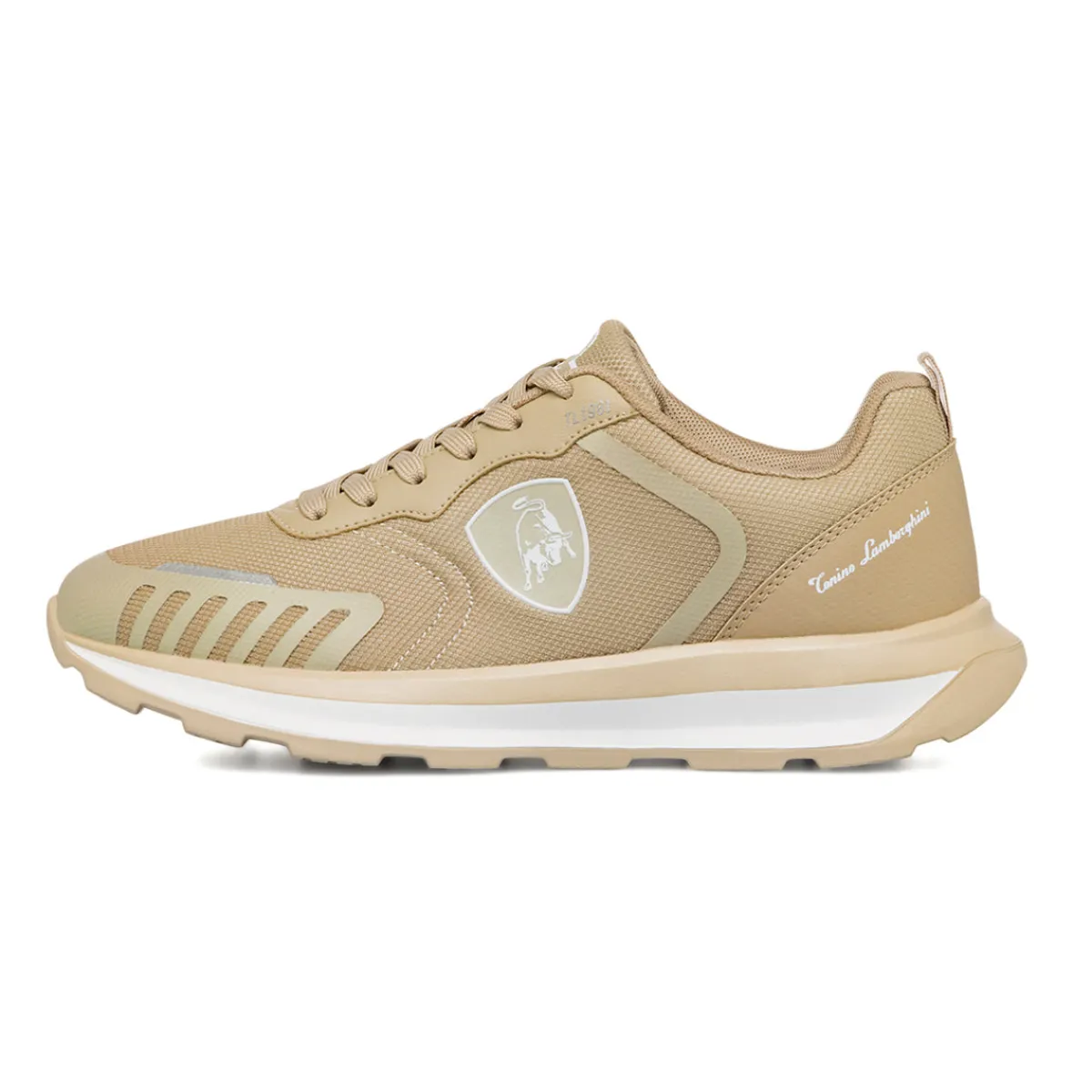 Discount Sneakers beige da Uomo con logo laterale Uomo Sneakers Retro Running|Sneakers Sport Uomo