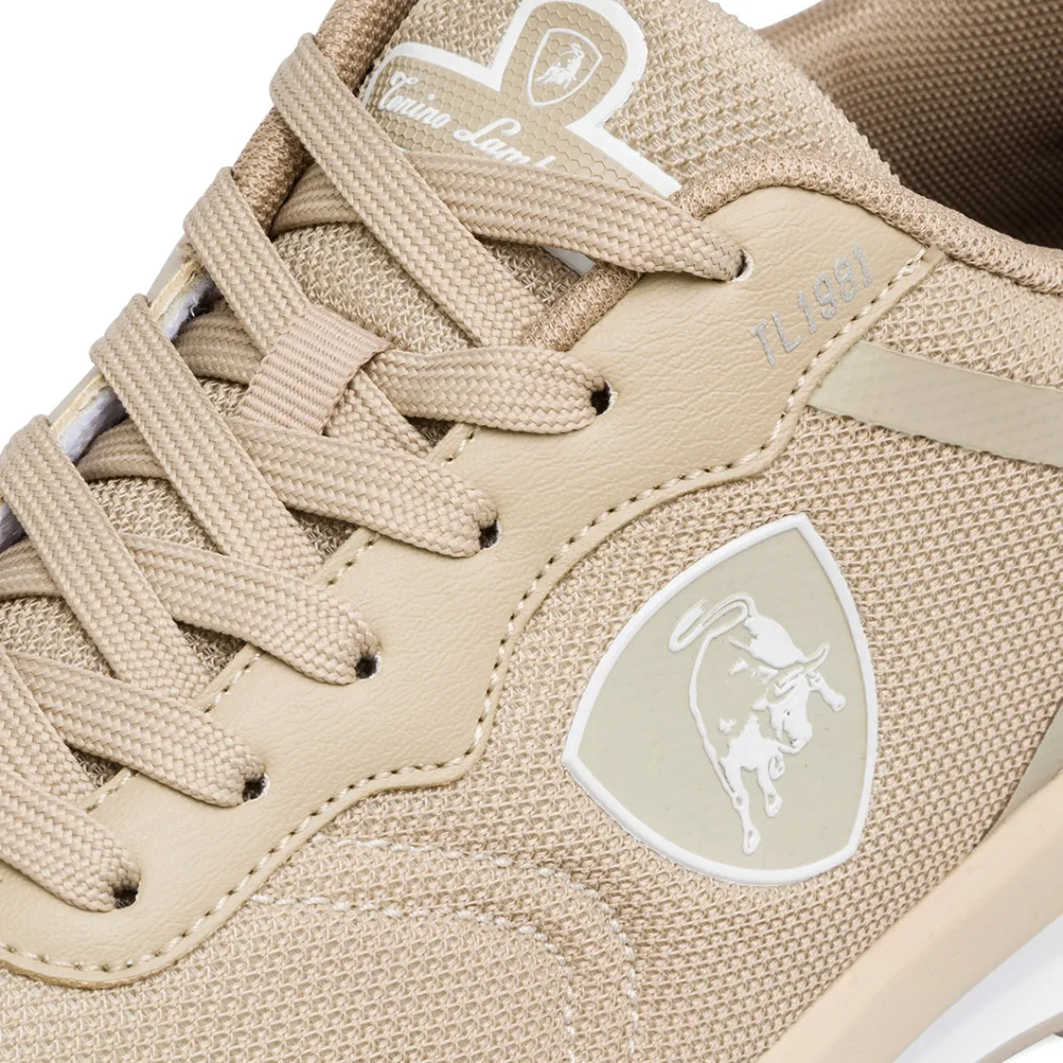 Discount Sneakers beige da Uomo con logo laterale Uomo Sneakers Retro Running|Sneakers Sport Uomo