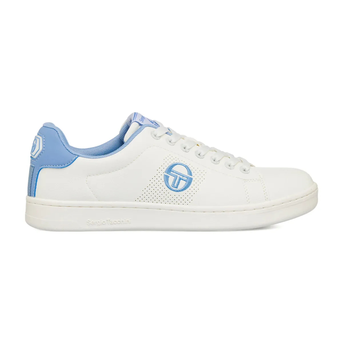 Hot Sneakers bianche con dettgli azzurri da Donna Donna Scarpe Sportive|Sneakers Sport