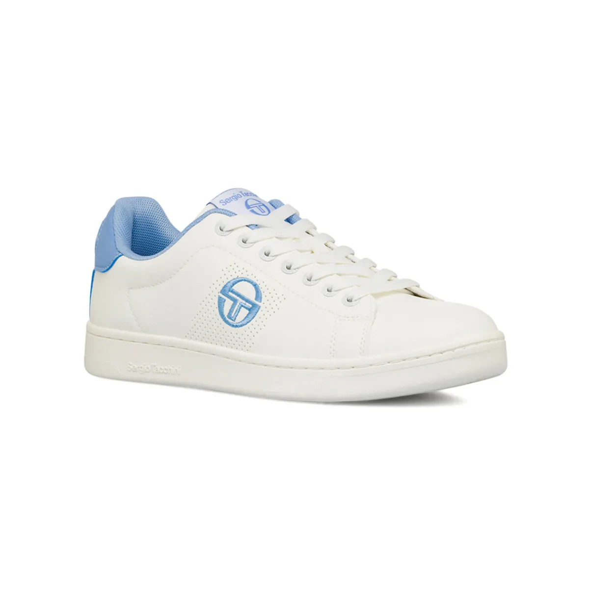 Hot Sneakers bianche con dettgli azzurri da Donna Donna Scarpe Sportive|Sneakers Sport