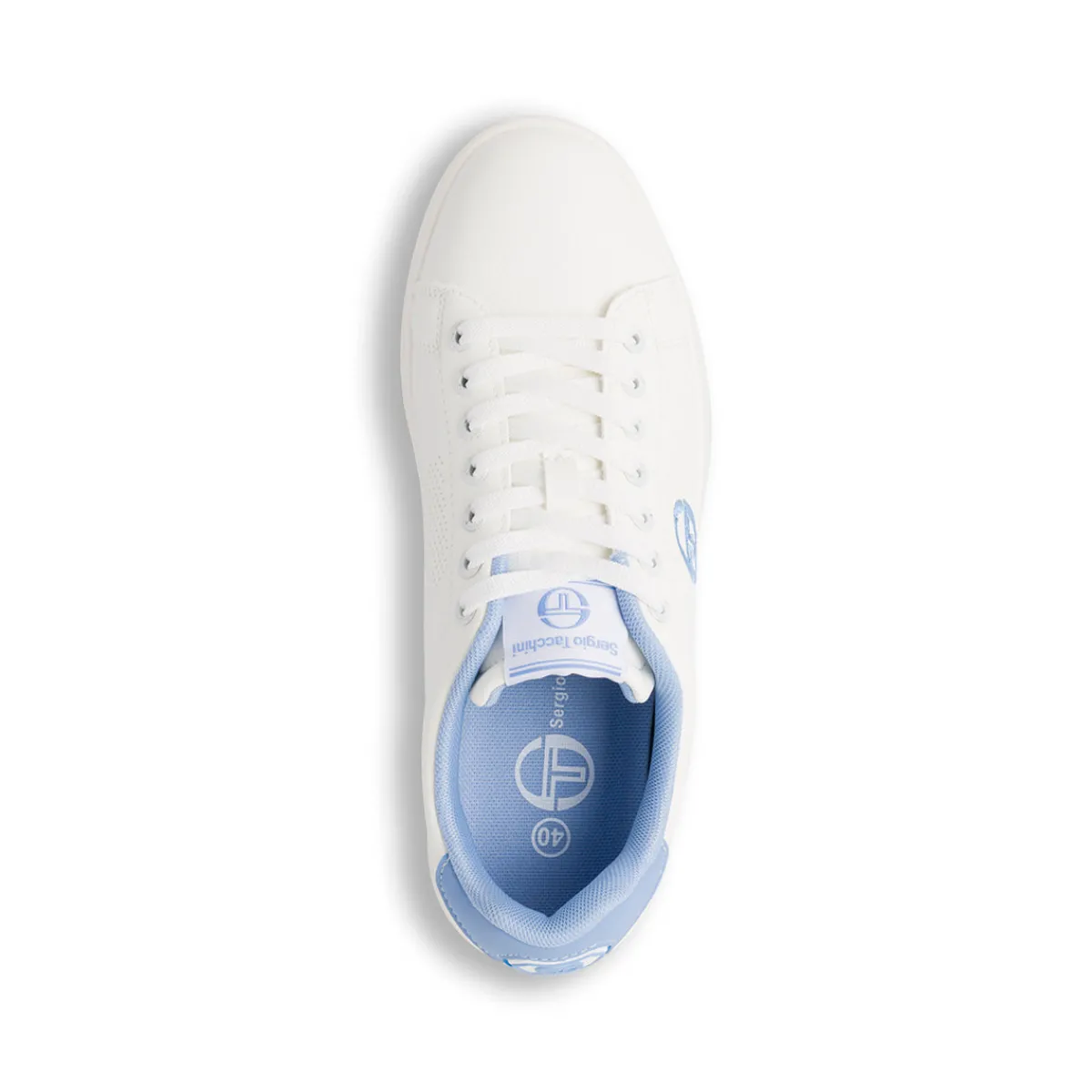 Hot Sneakers bianche con dettgli azzurri da Donna Donna Scarpe Sportive|Sneakers Sport