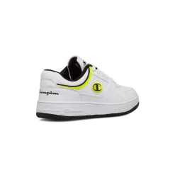 Outlet Sneakers bianche con dettagli neri e gialli da ragazzo GS Low Donna/Bambino Sneakers Sportive Bambino|Scarpe Ragazzo