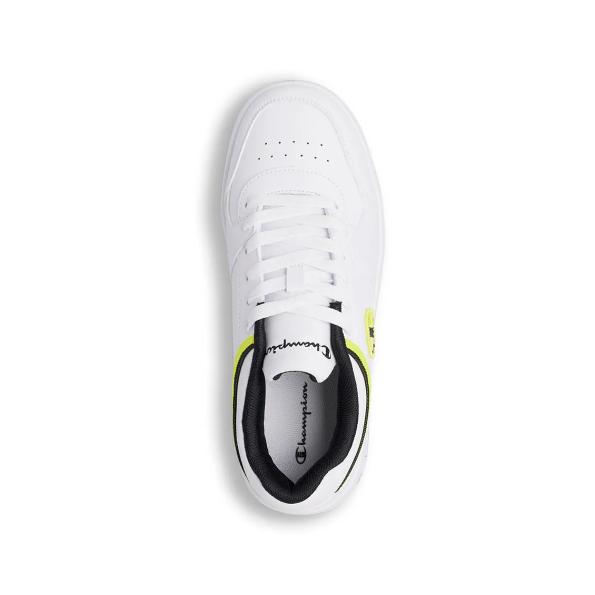 Outlet Sneakers bianche con dettagli neri e gialli da ragazzo GS Low Donna/Bambino Sneakers Sportive Bambino|Scarpe Ragazzo