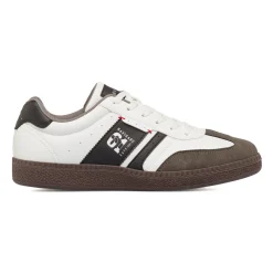 Clearance Sneakers bianche con inserti marroni da Uomo Uomo Sneakers Uomo