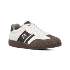 Clearance Sneakers bianche con inserti marroni da Uomo Uomo Sneakers Uomo