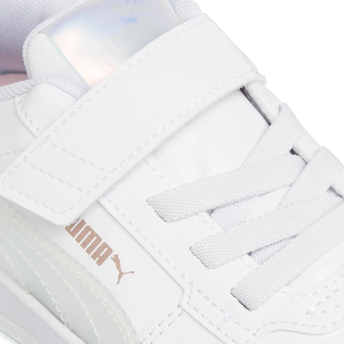 Clearance Sneakers bianche da Bambina con chiusura a strappo Bambino Scarpe Sportive Da Bambino|Scarpe Sportive