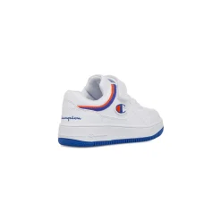 Online Sneakers bianche da Bambino con dettagli blu e arancioni Low B Ps Bambino Scarpe Con Strappo Bambino|Scarpe Sportive