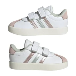 Hot Sneakers bianche da Bambina con chiusura a strappo VL COURT 3.0 Bambino Sneakers Sportive Bambina|Scarpe Con Strappo Bambina