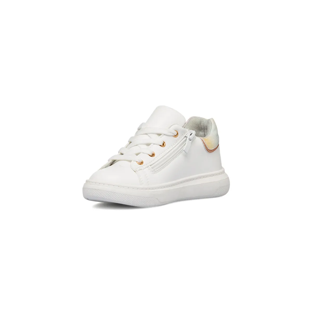 Outlet Sneakers bianche da bambina con dettagli glitter e farfalla con paillettes Bambino Sneakers Bambina