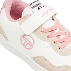 Outlet Sneakers bianche da Bambina con dettagli rosa Bambino Scarpe Sportive Da Bambino|Scarpe Sportive