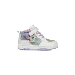 Best Sneakers bianche da bambina con dettagli lilla e glitter Bambino Sneakers Bambina|Scarpe Con Strappo Bambina