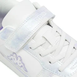 Sneakers bianche da bambina con strappo e dettaglio irridescente Bambino Scarpe Sportive Da Bambino|Sneakers Sportive Bambina