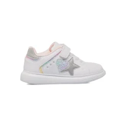 Discount Sneakers bianche da Bambina con dettagli glitter Bambino Sneakers Bambina|Scarpe Con Strappo Bambina