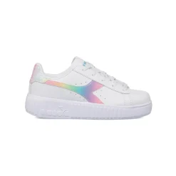 Hot Sneakers bianche da bambina con logo arcobaleno Game Step Bloom PS Bambino Sneakers Sportive Bambina|Scarpe Sportive Da Bambino