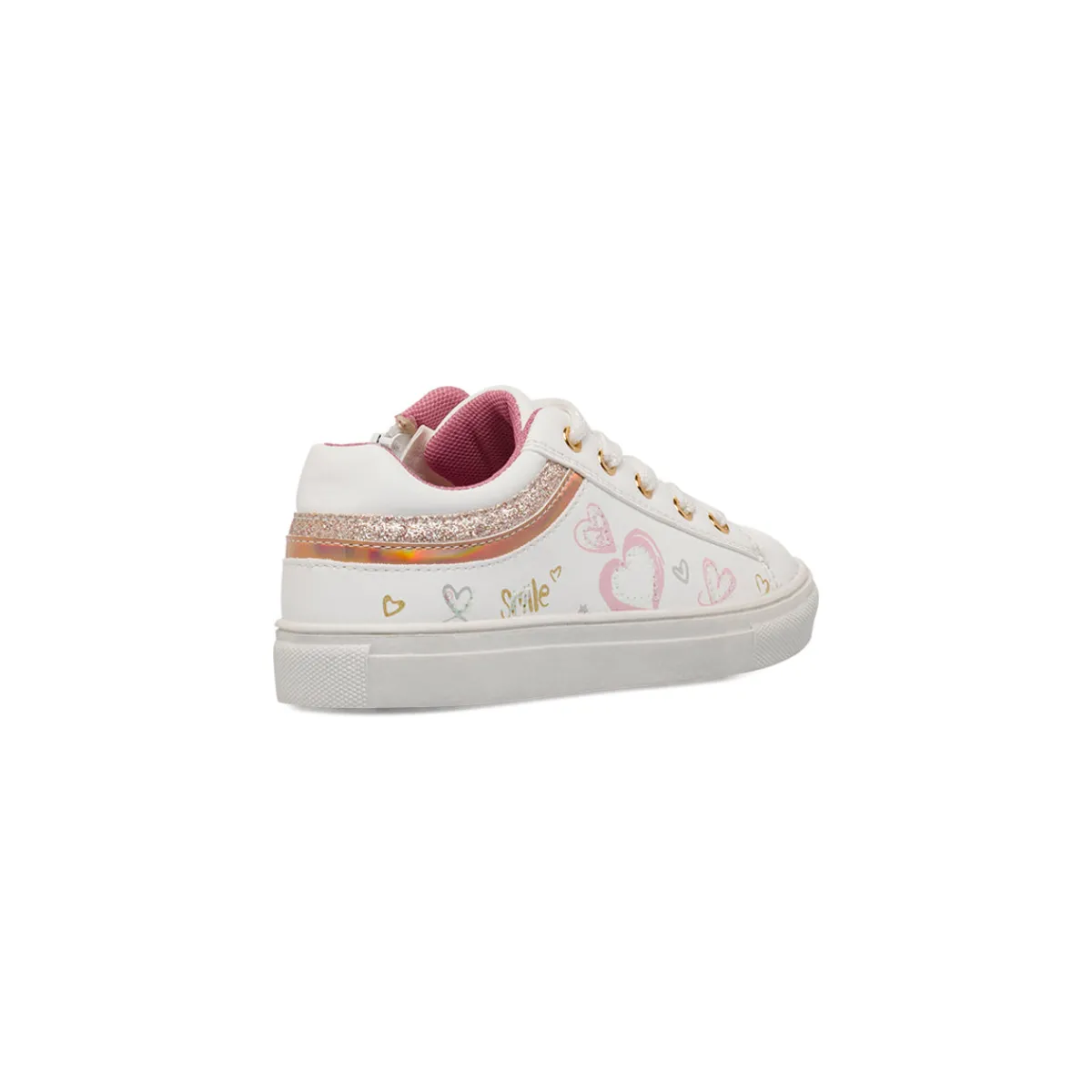 Discount Sneakers bianche da Bambina con cuoricini Bambino Sneakers Bambina