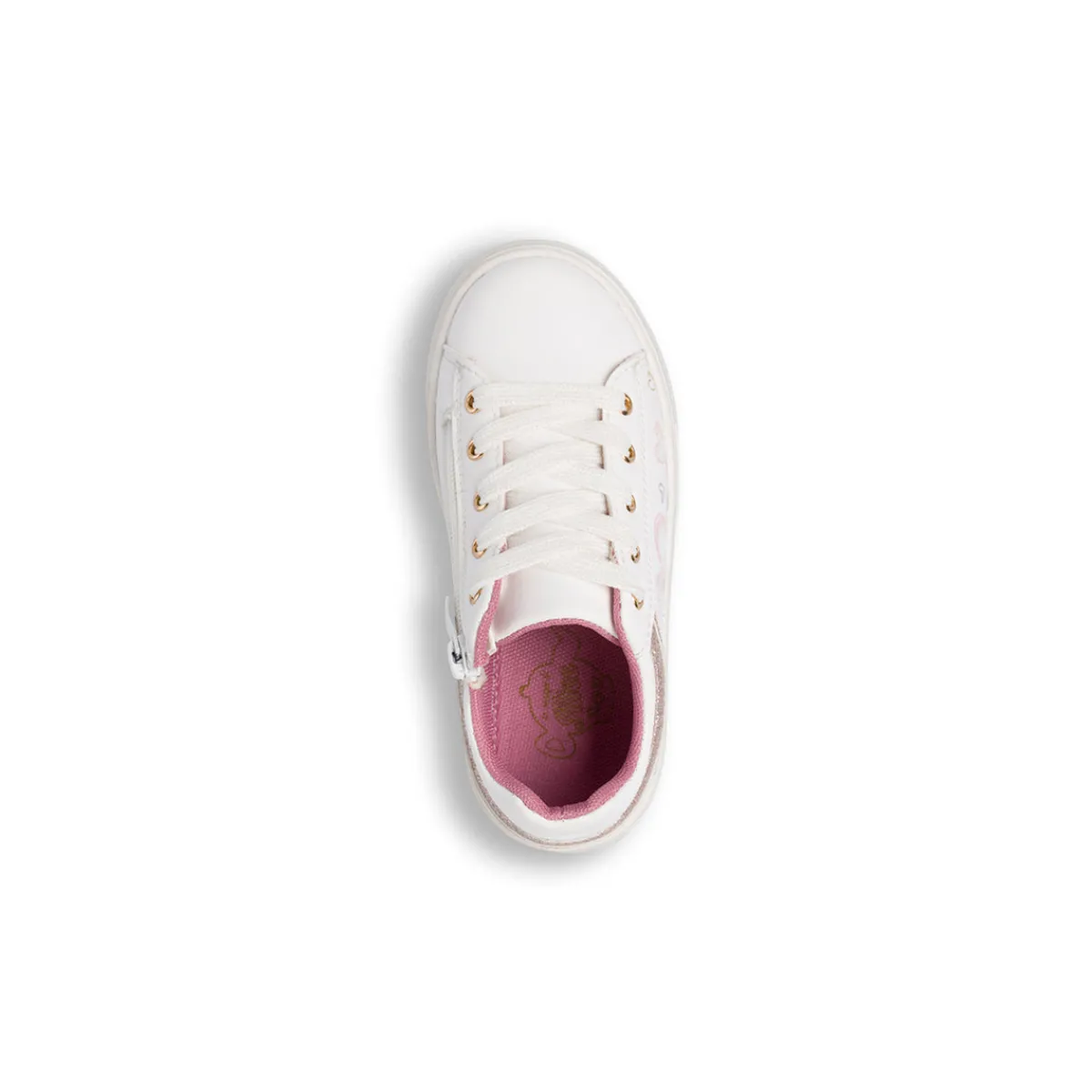 Discount Sneakers bianche da Bambina con cuoricini Bambino Sneakers Bambina