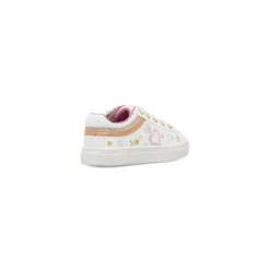 Sale Sneakers bianche da Bambina con dettagli rosa Bambino Sneakers Bambina