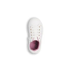 Sale Sneakers bianche da Bambina con dettagli rosa Bambino Sneakers Bambina