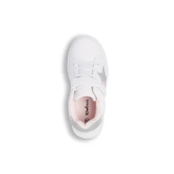 Discount Sneakers bianche da bambina con cuore e stella glitter Bambino Sneakers Bambina|Scarpe Con Strappo Bambina