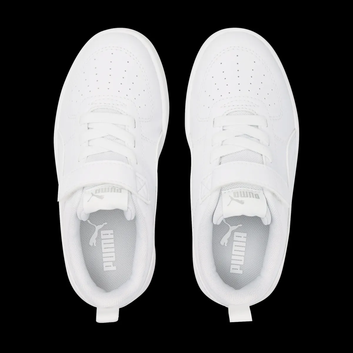 Hot Sneakers bianche da bambina con velcro e lacci Rickie AC+ PS Bambino Sneakers Sportive Bambina|Scarpe Con Strappo Bambina