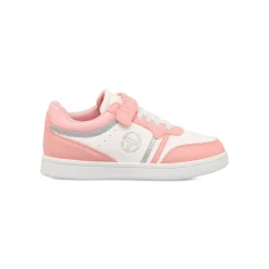 Hot Sneakers bianche da bambina con dettagli rosa Bambino Sneakers Sportive Bambina|Scarpe Con Strappo Bambina