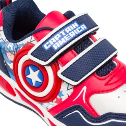 Clearance Sneakers bianche da Bambino con Capitan America e Luci Bambino Sneakers Bambino