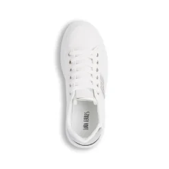 Online Sneakers bianche da donna con dettagli argento e strass Donna Sneakers Donna