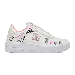 New Sneakers bianche da Donna con stampe Donna Sneakers Donna