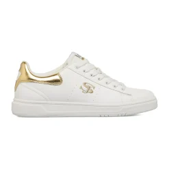 Best Sneakers bianche da Donna con inserti oro Donna Sneakers Donna