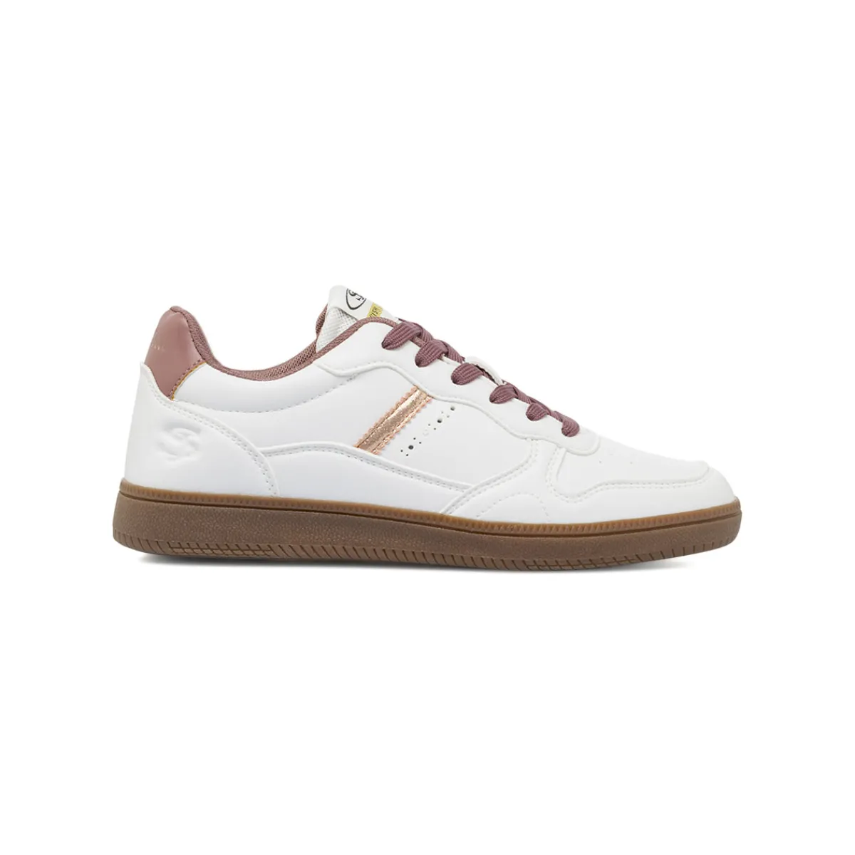 Discount Sneakers bianche da Donna con dettagli rosa Donna Sneakers Donna