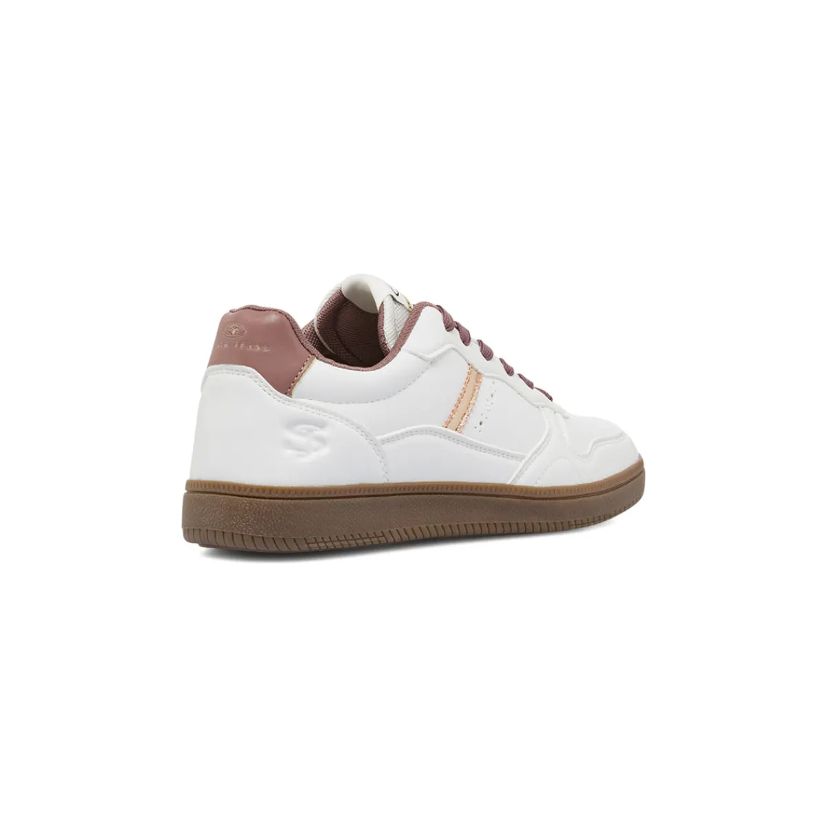 Discount Sneakers bianche da Donna con dettagli rosa Donna Sneakers Donna