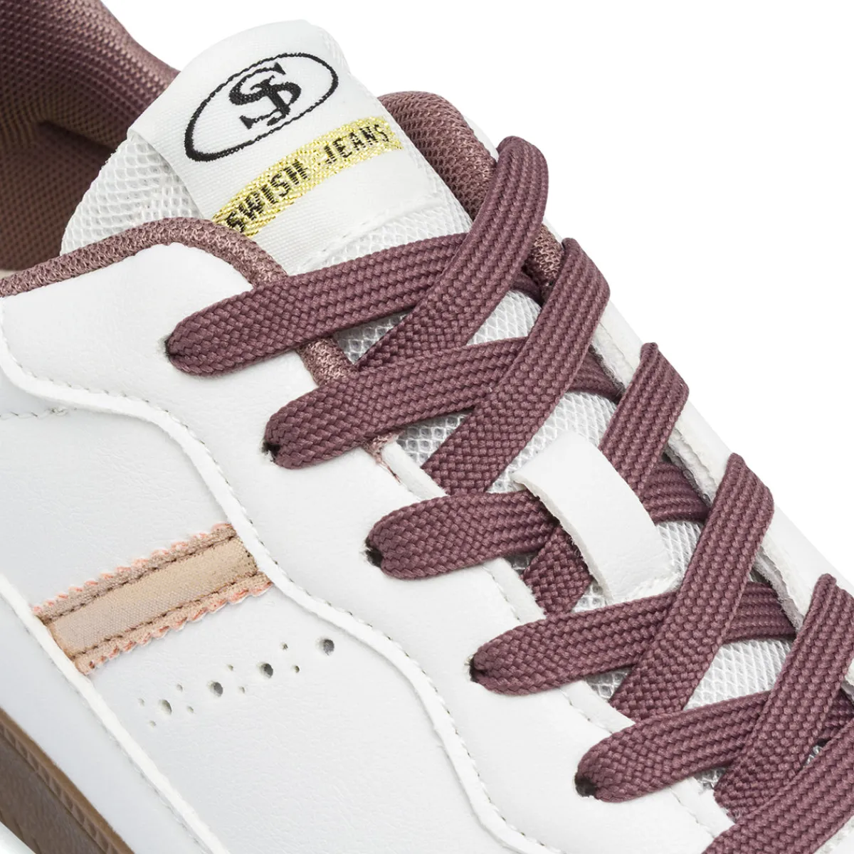 Discount Sneakers bianche da Donna con dettagli rosa Donna Sneakers Donna