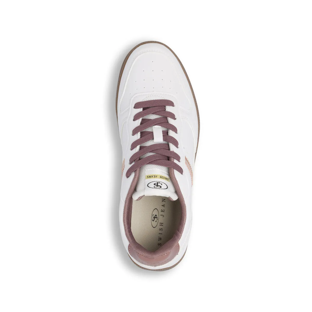 Discount Sneakers bianche da Donna con dettagli rosa Donna Sneakers Donna