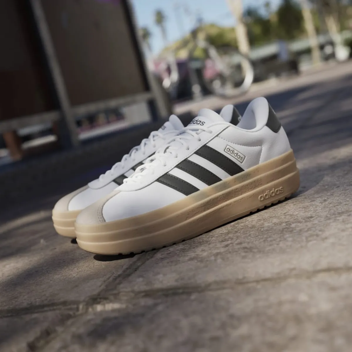 Hot Sneakers bianche da Donna con dettagli neri VL COURT BOLD Donna Scarpe Sportive|Sneakers Sport