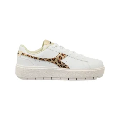 Sale Sneakers bianche da Donna con stampa leopardata JACE JUNGLE Donna Sneakers|Sneakers Sport