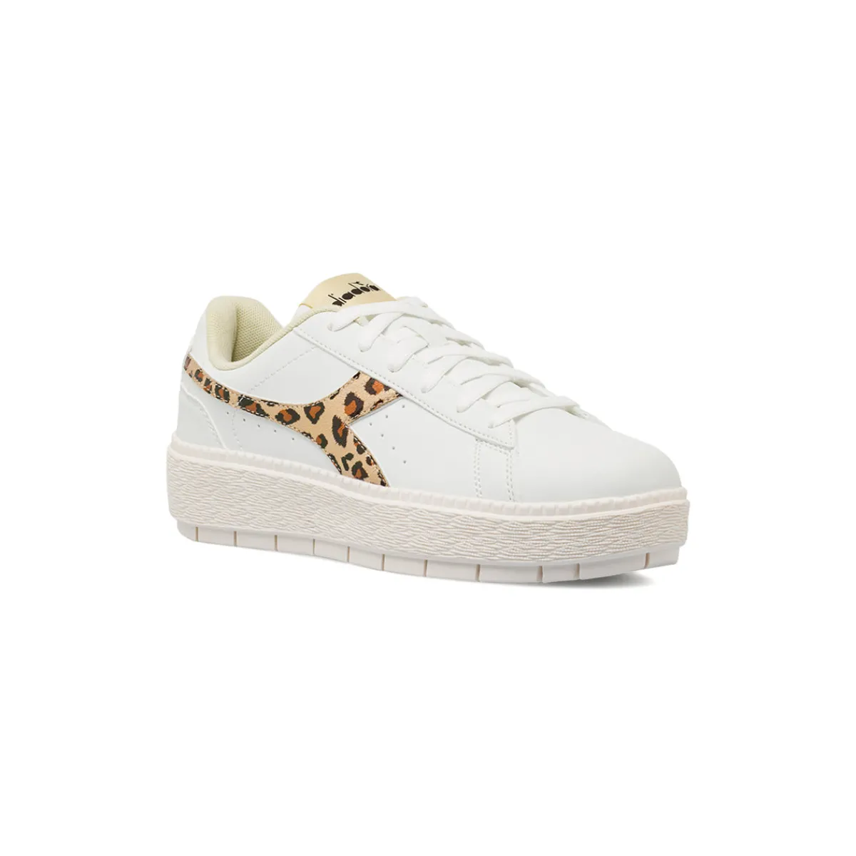 Sale Sneakers bianche da Donna con stampa leopardata JACE JUNGLE Donna Sneakers|Sneakers Sport