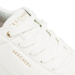 Discount Sneakers bianche da Donna Uno con dettagli animalier Donna Sneakers|Scarpe Sportive