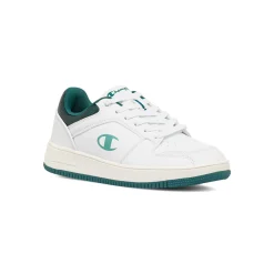 Discount Sneakers bianche da donna con dettaglio verde metallizzato Donna Sneakers Sport|Scarpe Sportive