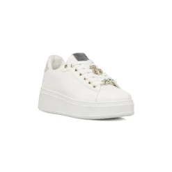Hot Sneakers bianche da Donna con dettagli gioiello Donna Sneakers Donna