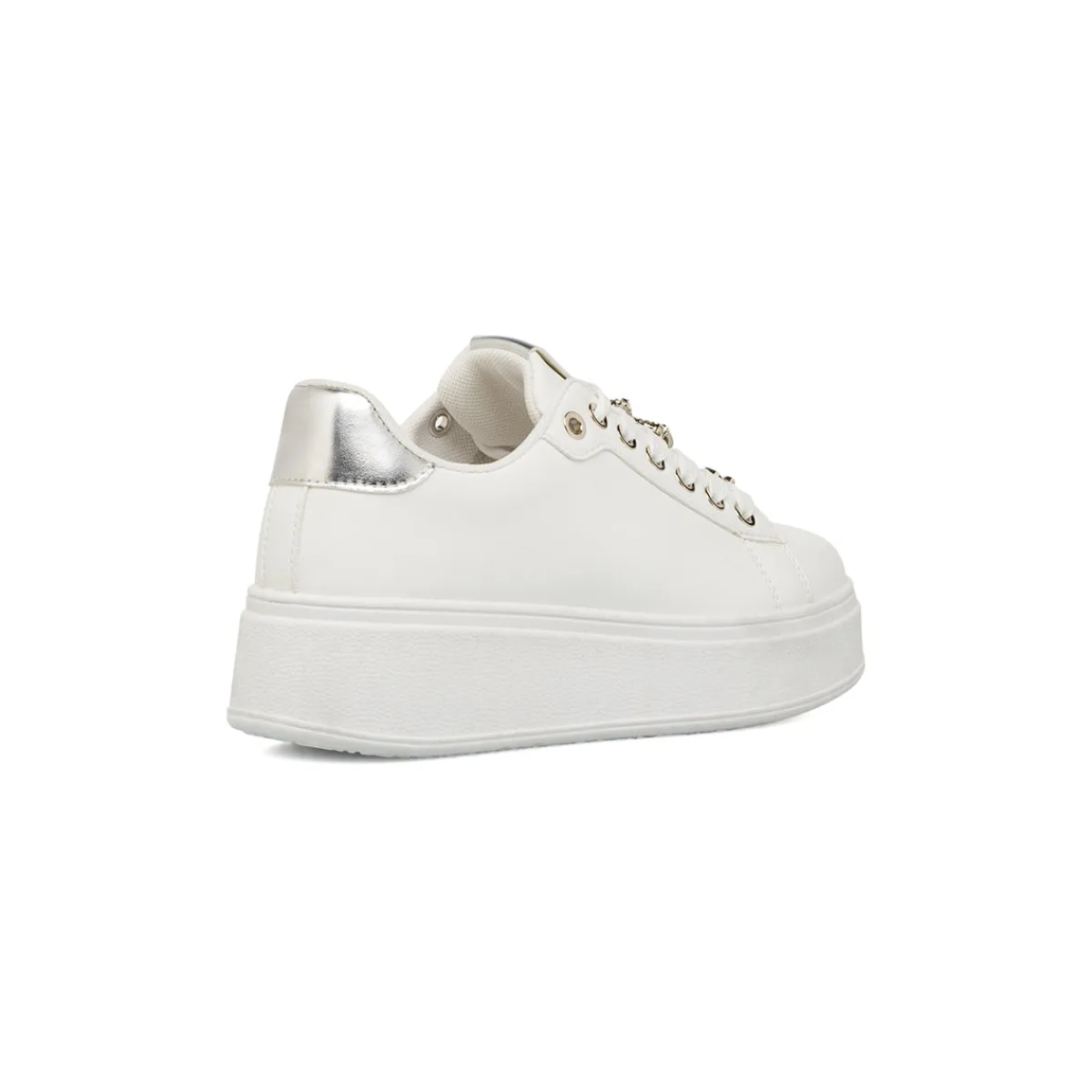 Hot Sneakers bianche da Donna con dettagli gioiello Donna Sneakers Donna