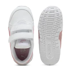 Sale Sneakers bianche da primi passi Bambina con dettagli rosa glitter Bambino Scarpe Sportive Da Bambino|Scarpe Sportive