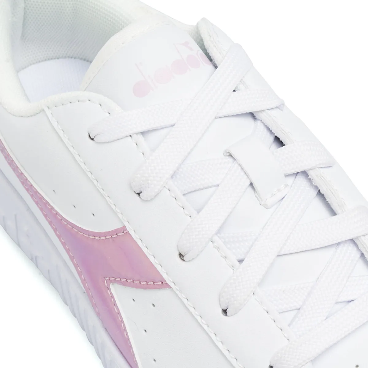 Best Sneakers bianche da Ragazza con logo rosa iridescente Bambino Scarpe Sportive Da Bambino|Sneakers Sportive Bambina