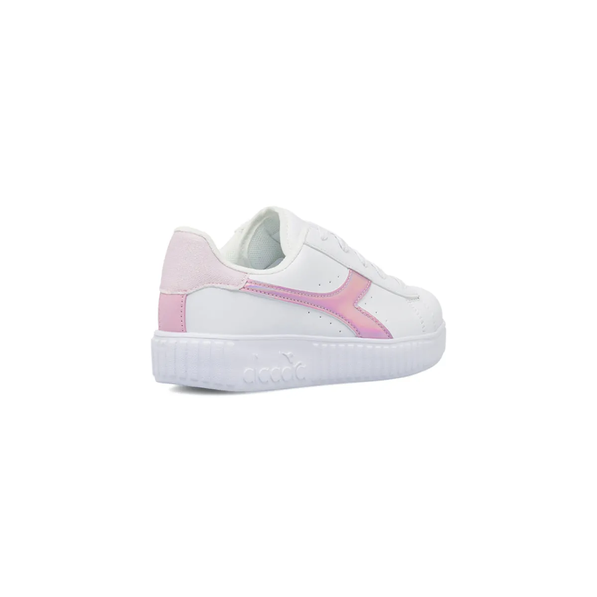 Best Sneakers bianche da Ragazza con logo rosa iridescente Bambino Scarpe Sportive Da Bambino|Sneakers Sportive Bambina